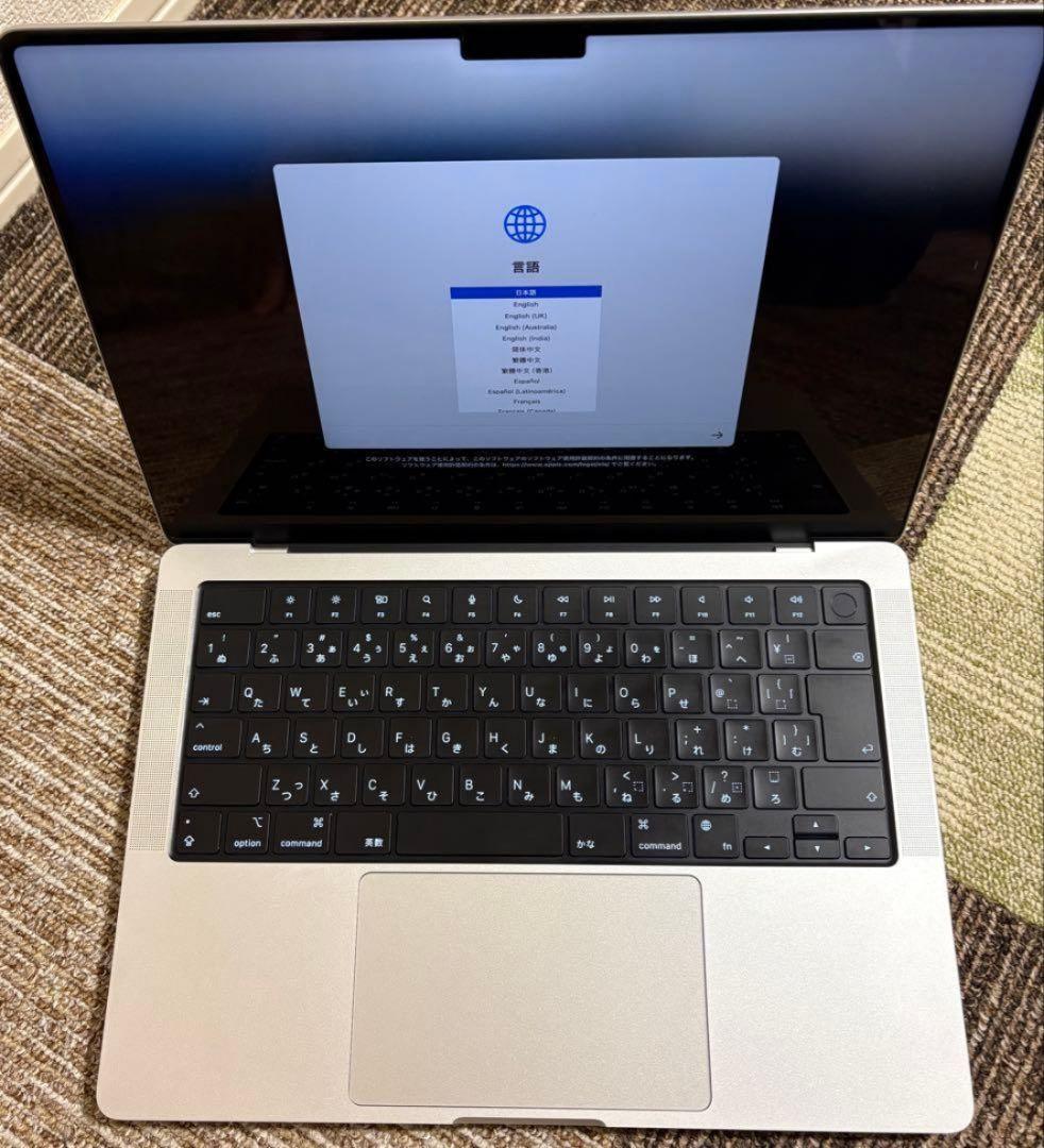Macbook Pro M2 pro 16GB 512G シルバー 14インチ