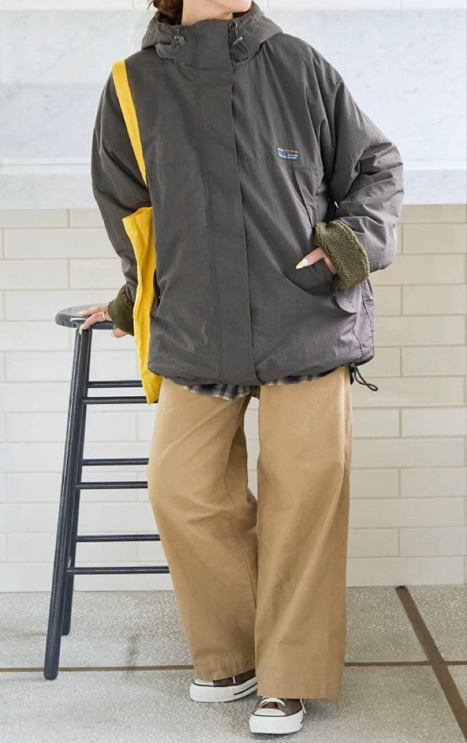 本日値下げ　FREAK'S STORE ボアリバーシブルフーディー 冬アウター