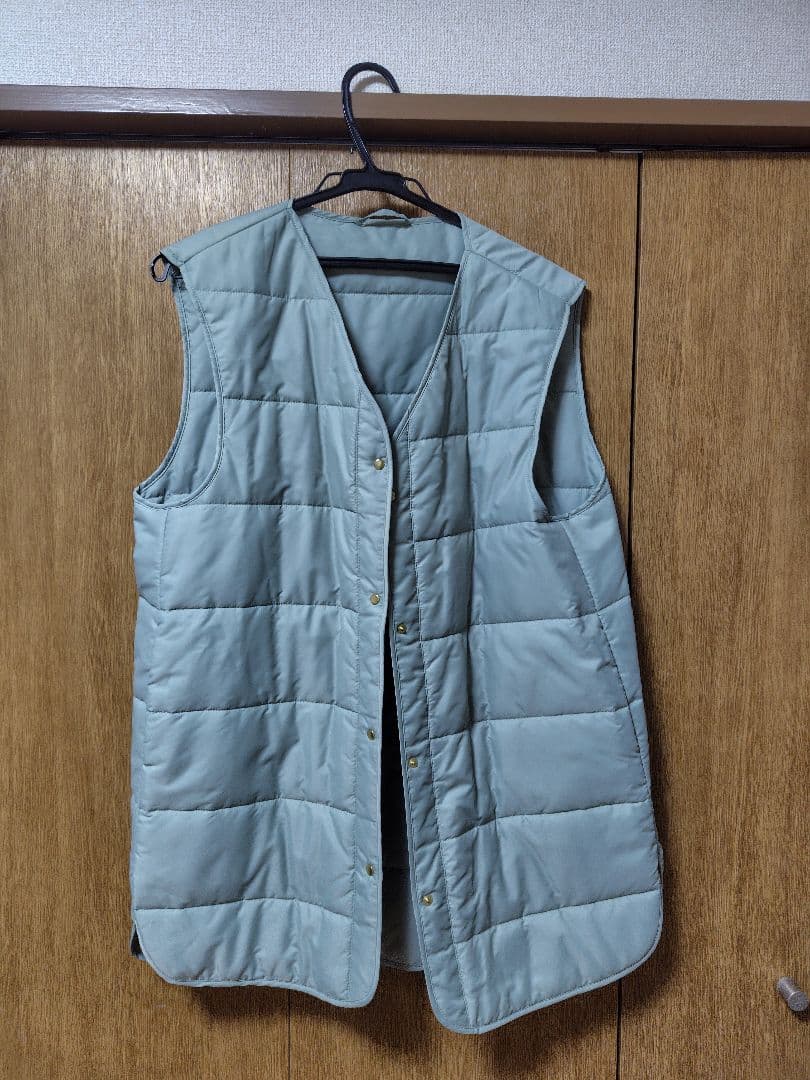 フード付きミントグリーンジャケット