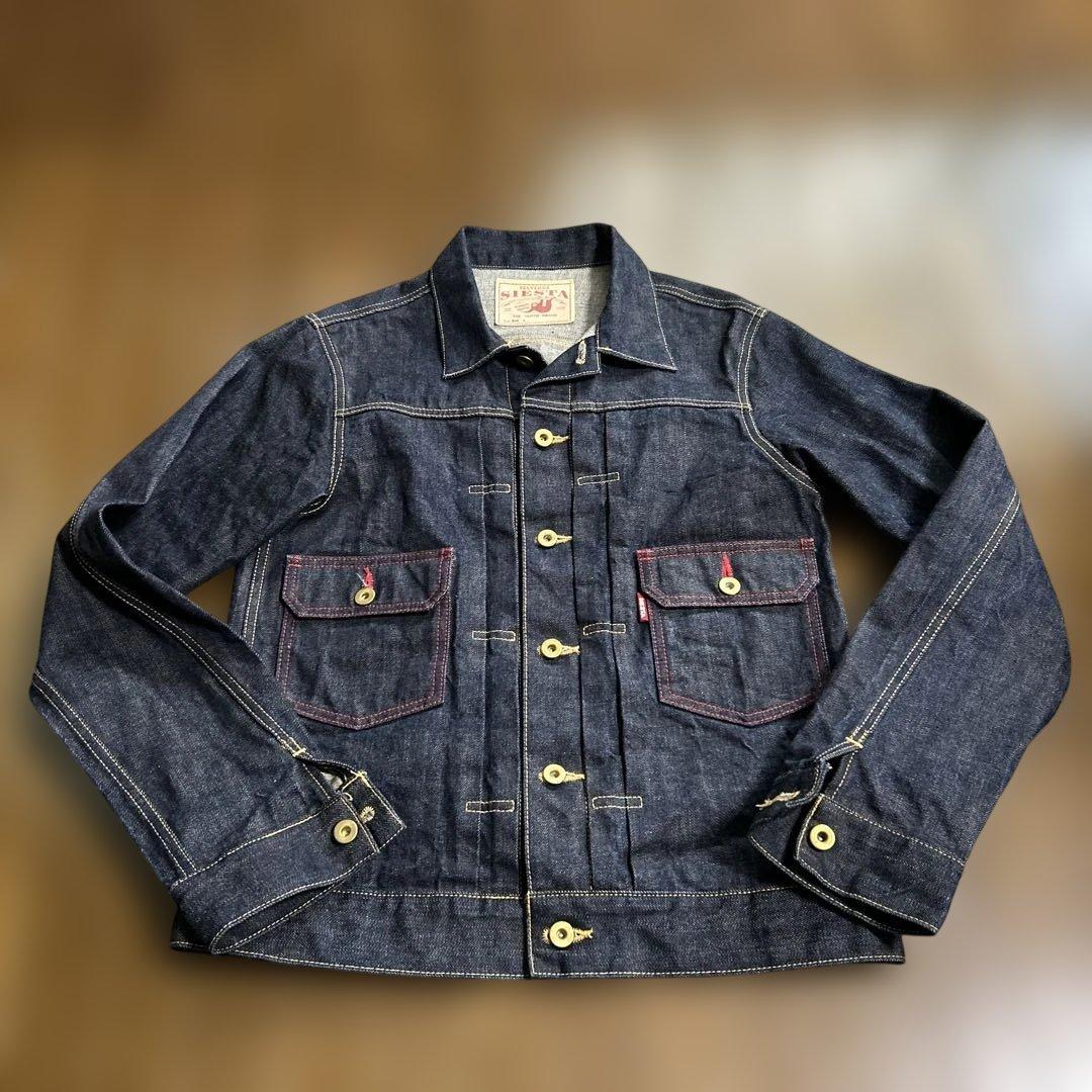 最終値下げ希少マルボロ限定 デニム工房 SIESTA 2ndタイプ赤耳 L