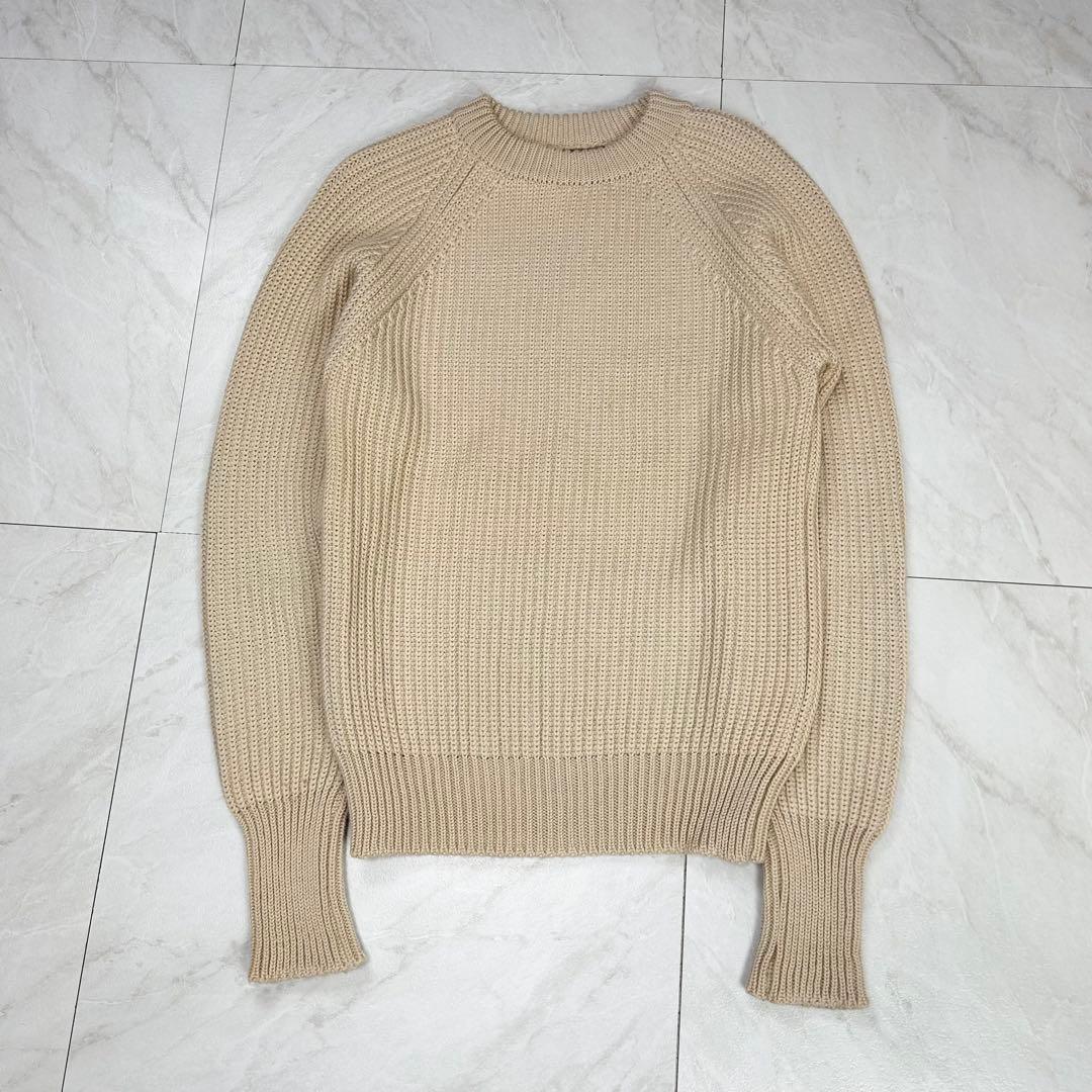 美品 ヴィズヴィム VISVIM クルーネック ニット セーター アイボリー