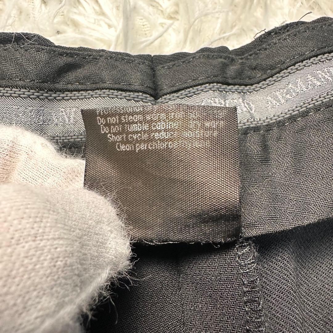 未使用級 ジョージオアルマーニ セットアップ 黒 総裏 大きいサイズ 50