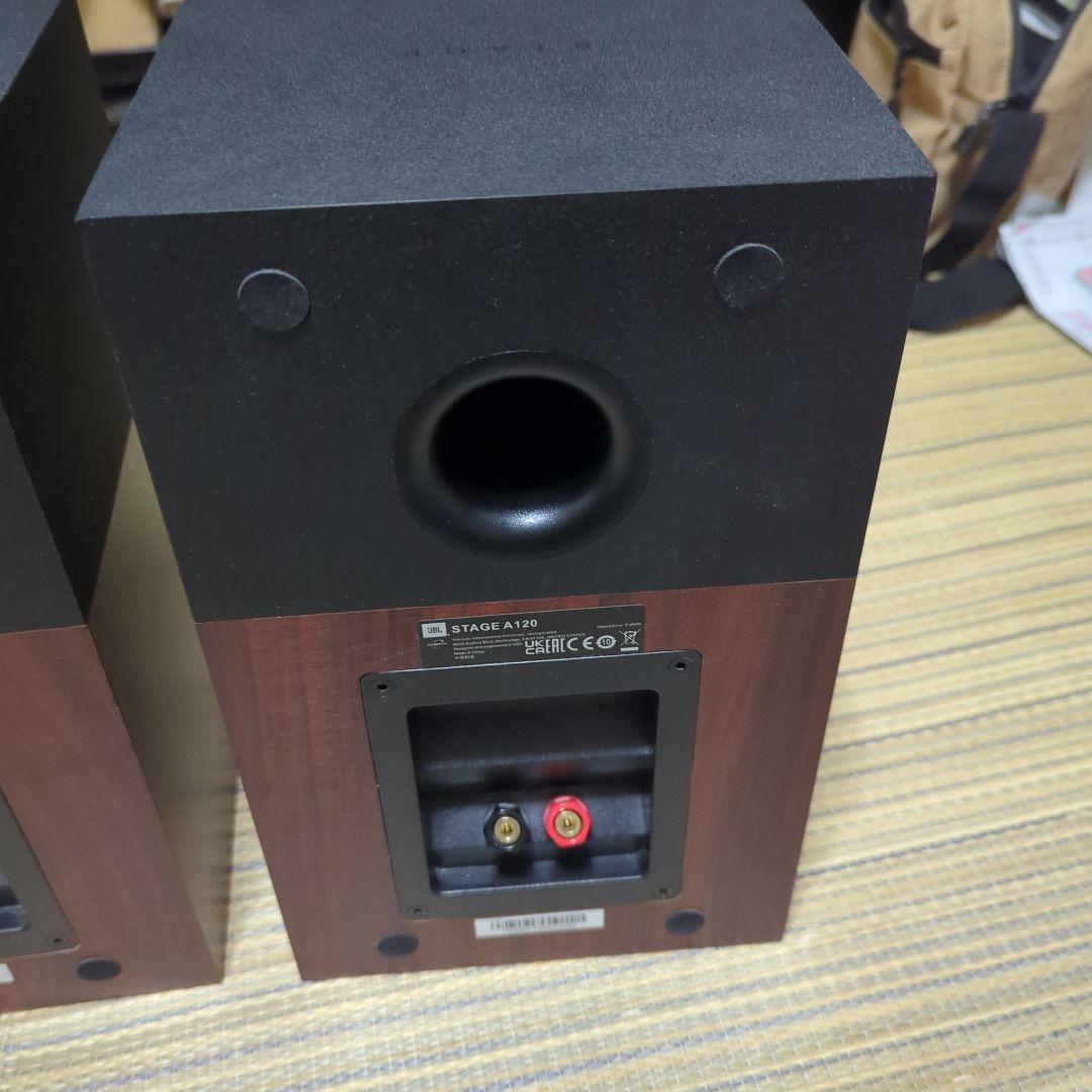 【美品】JBL STAGE A120 W ブックシェルフスピーカー　ウッド