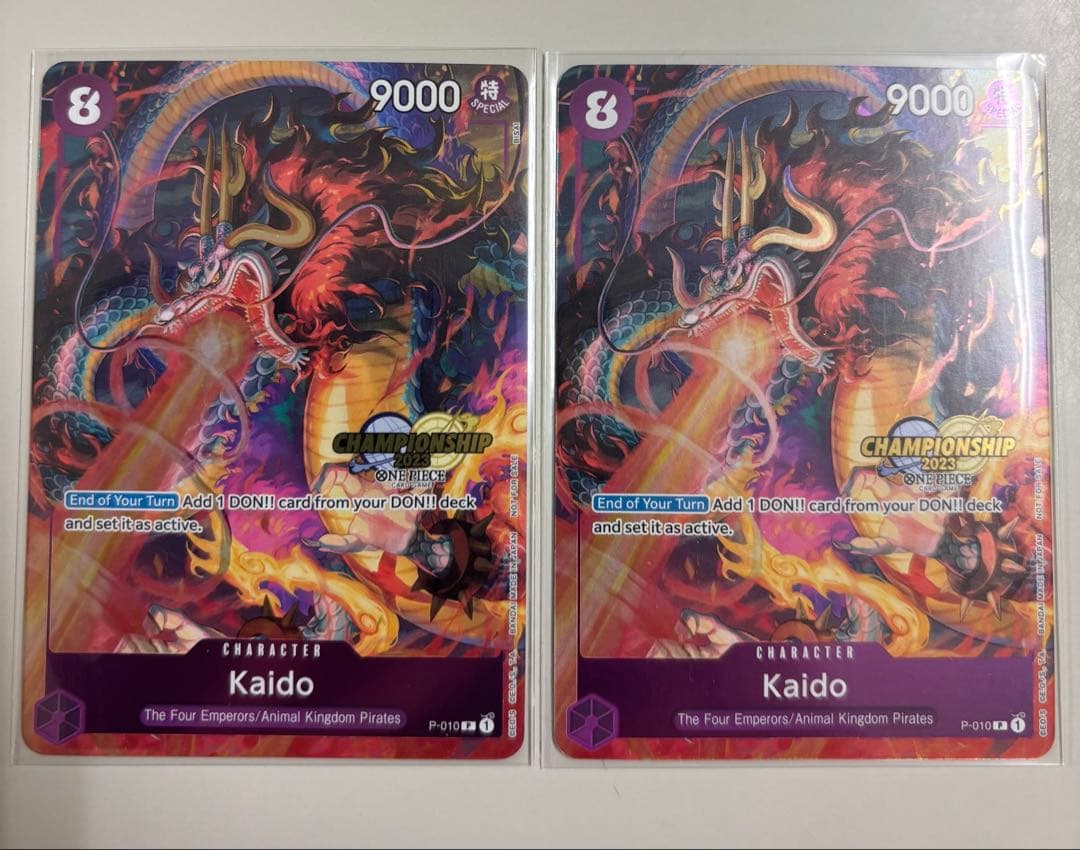 ワンピース 英語 カイドウ プロモ チャンピオンシップ2023 海外