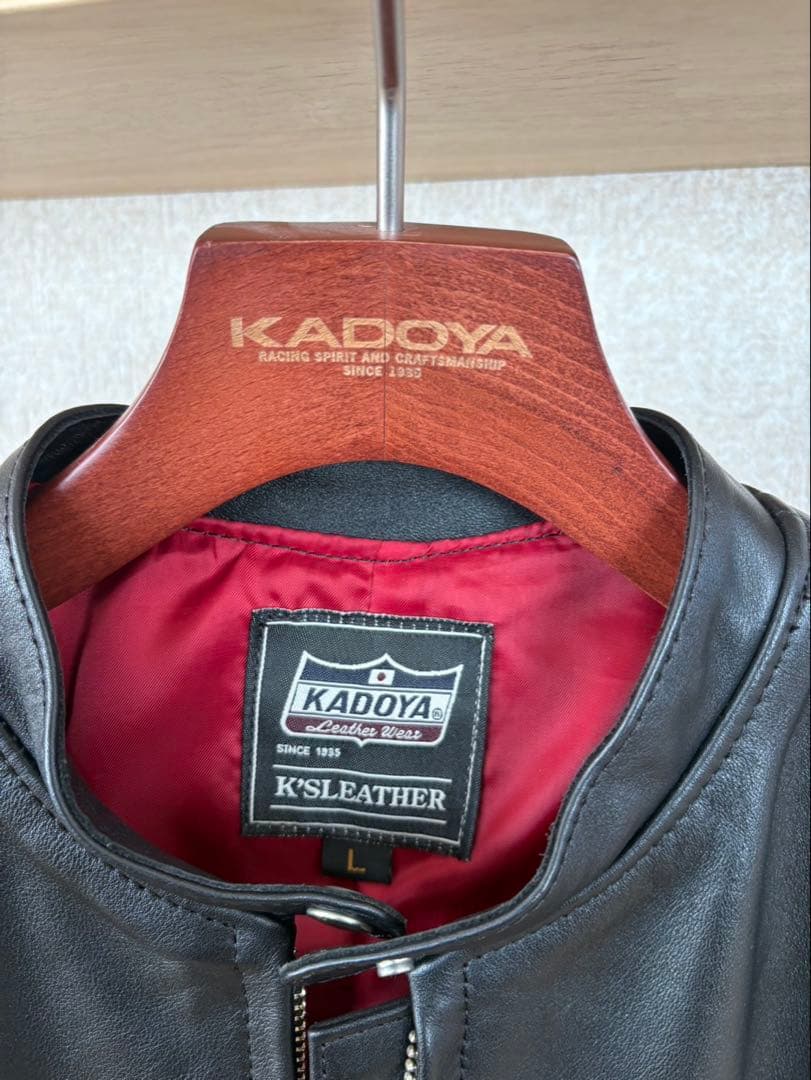 美品/カドヤ/レディース/ライダース/レザージャケット/Lサイズ