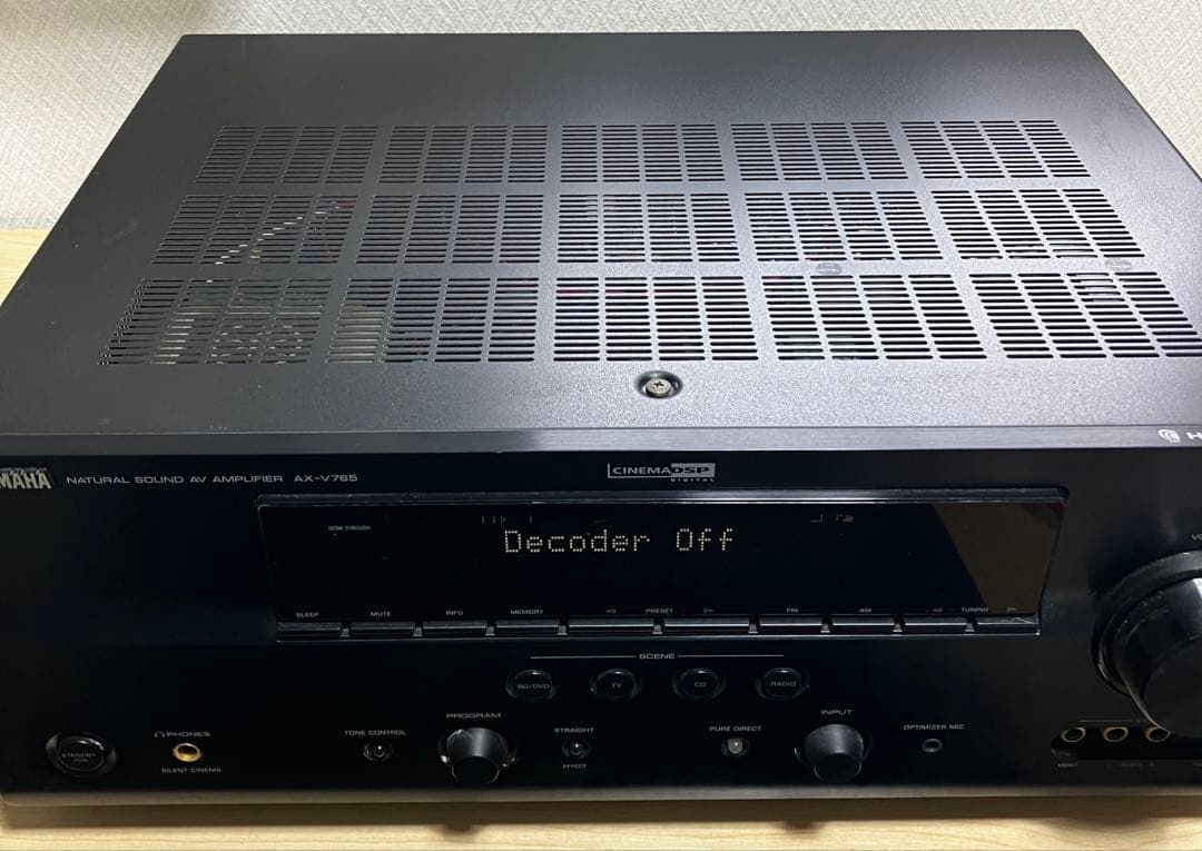 YAMAHA 7.1ch AVアンプ　AX-V765