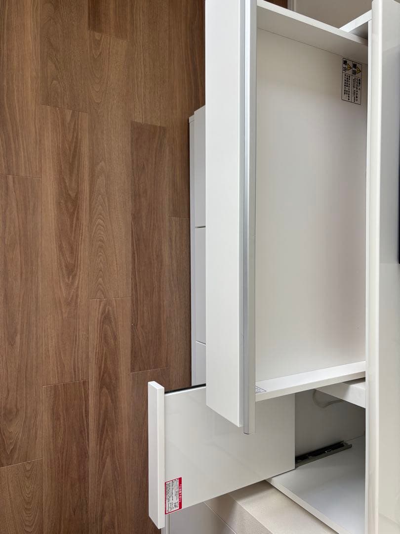 （美品)ニトリ キッチンカウンター W120 レジューム レンジボード ホワイト