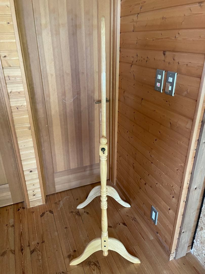 超美品　アンティーク風　スタンドミラー　オーバルミラー　姿見　ビンテージ風