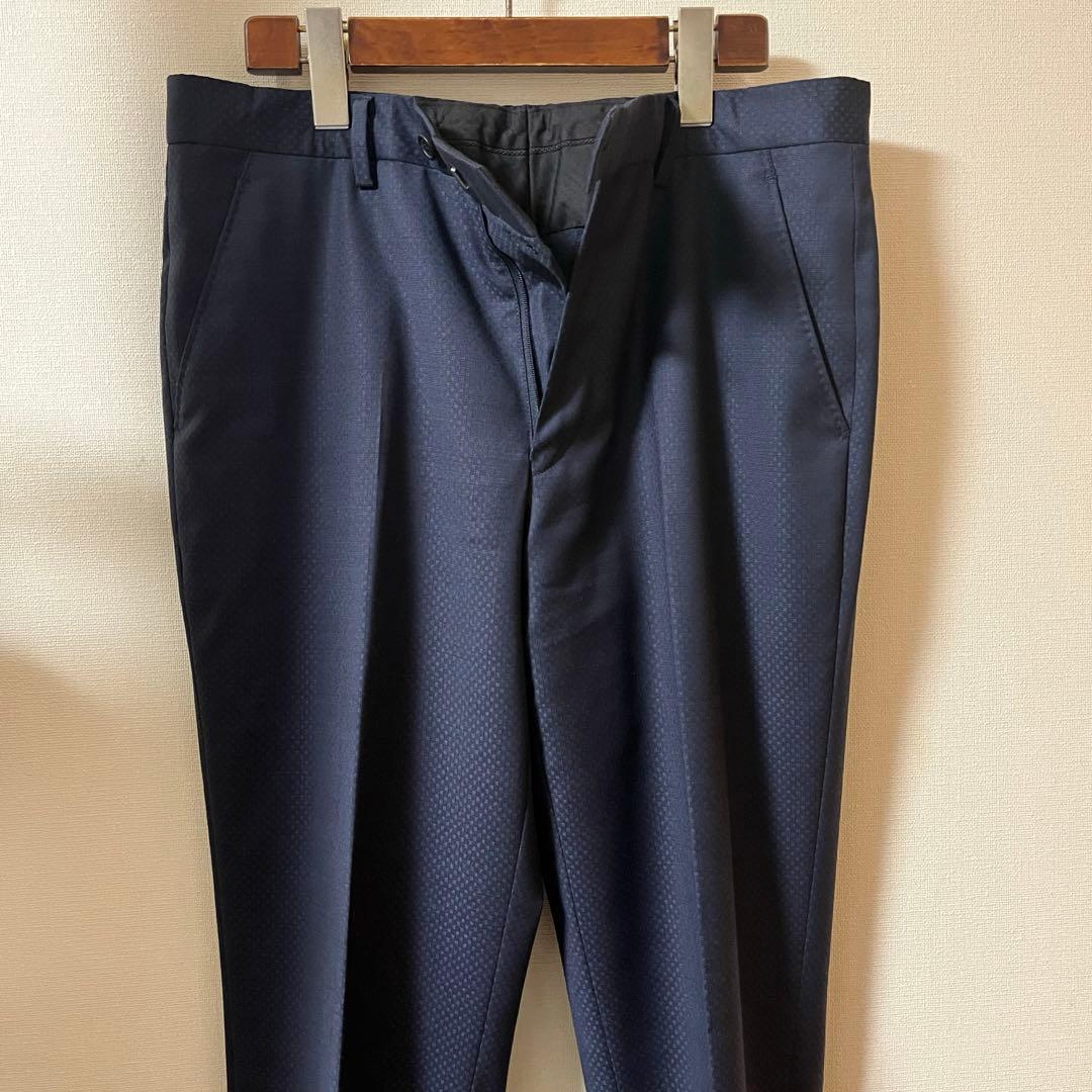 w*c様 Paul Smith ドビー織 スーツ REDA FLEXOネイビー