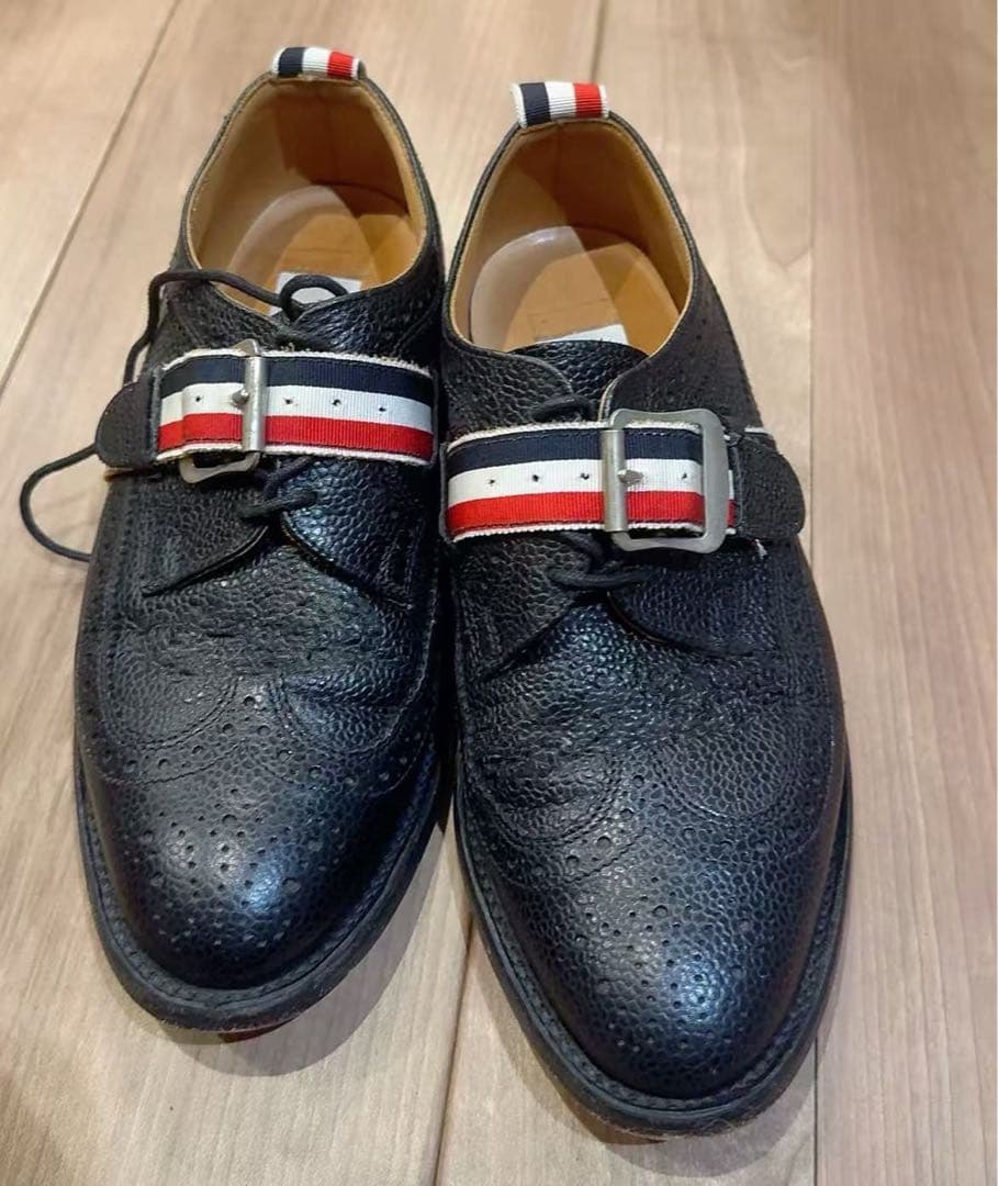 激安【送料無料】男女兼用トムブラウン★ウイングチップ★イタリア製