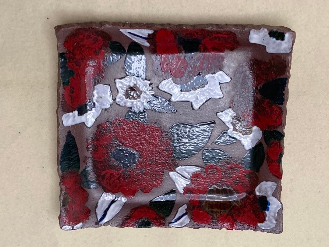 【佐藤勝彦作】角型　飾り皿