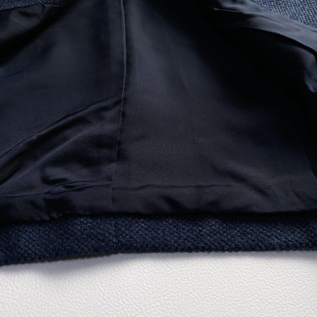 極上 レリアン ロロピアーナ テーラードジャケット カシミヤ100 ネイビー 9