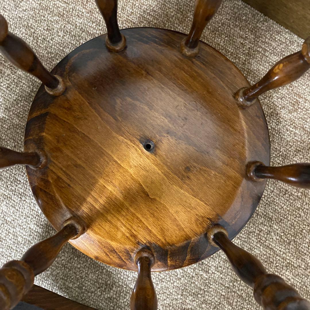 ドマン Demain フラワースタンド　アンティーク　イタリア製　スタンド　木製