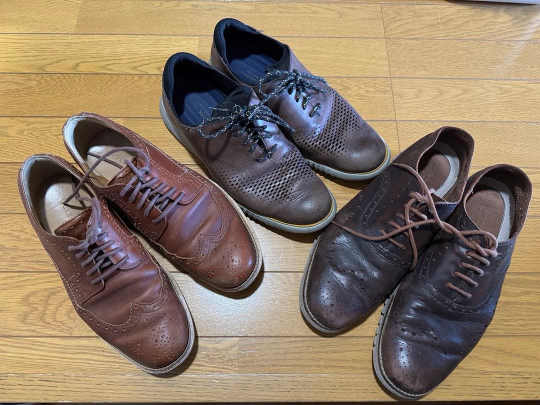 【野球小僧さん専用】コールハーン ブラウン系 3点セット サイズ26.5-27