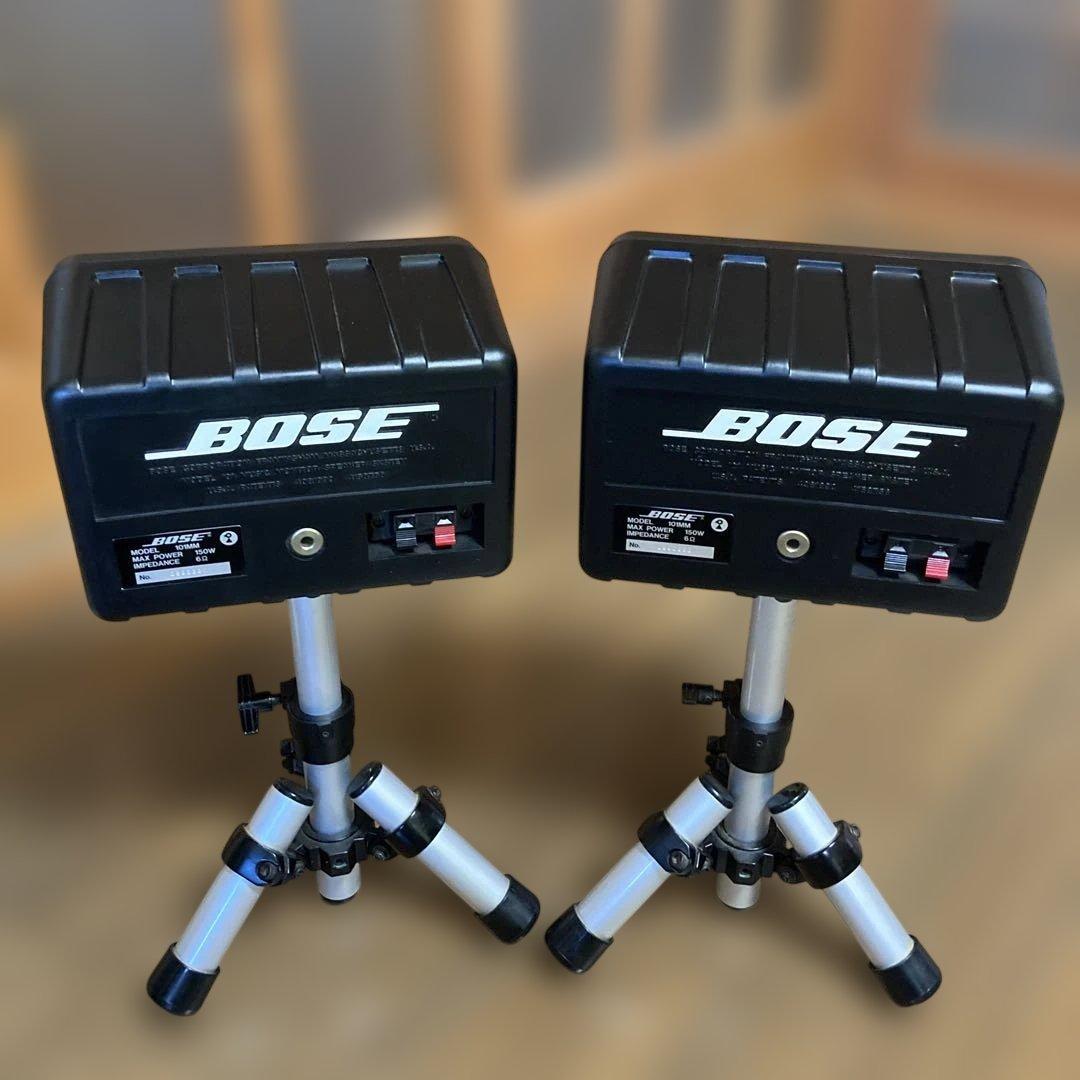 BOSE 101 MM 2台セットスタンド付き！美品！