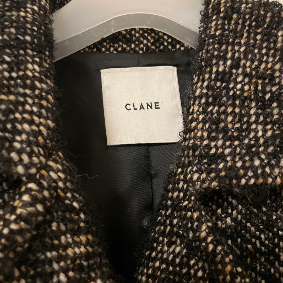 【CLANE】MIX LOOP TWEED BOX COAT 1
