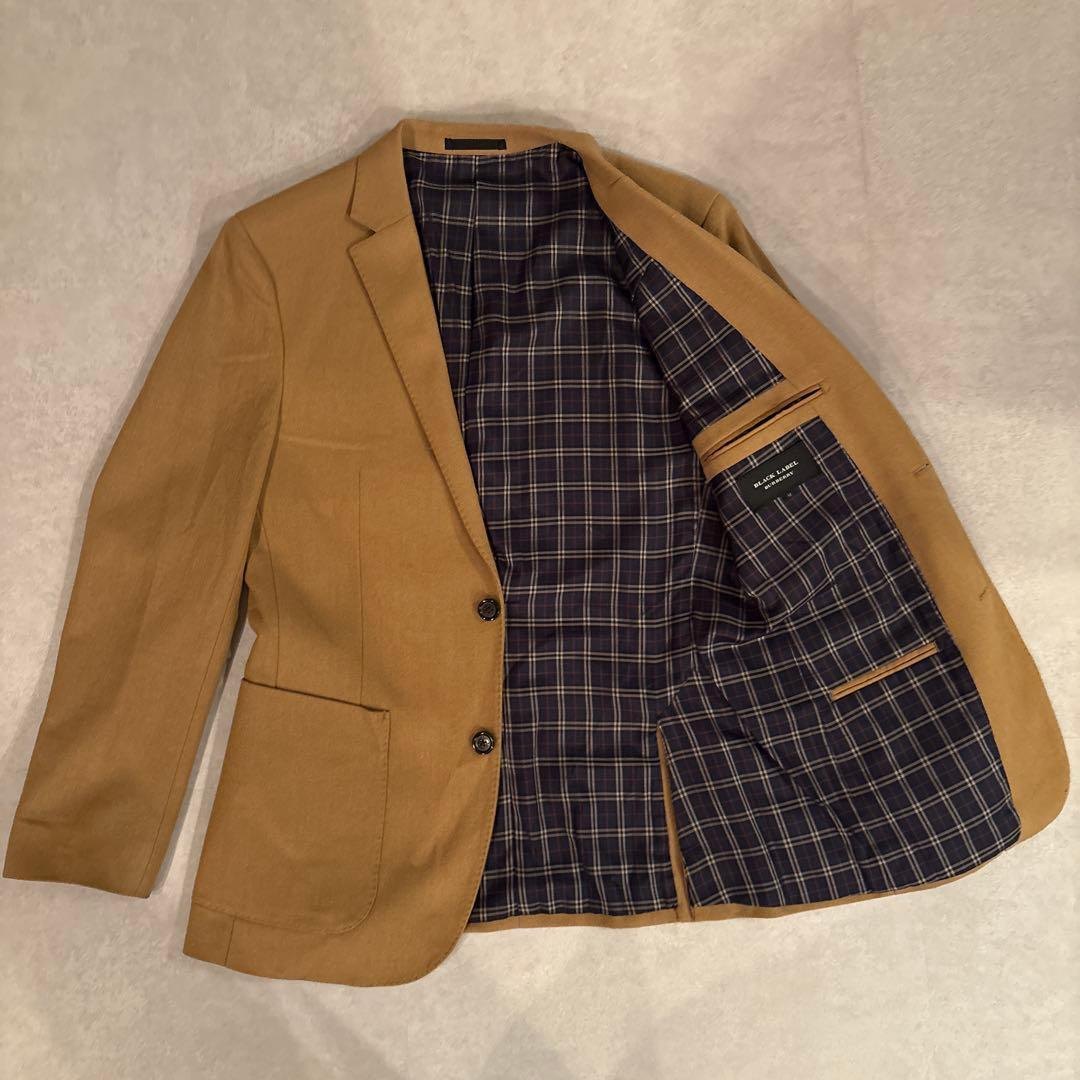 【美品】BURBERRY BLACKLABEL テーラードジャケット キャメルM