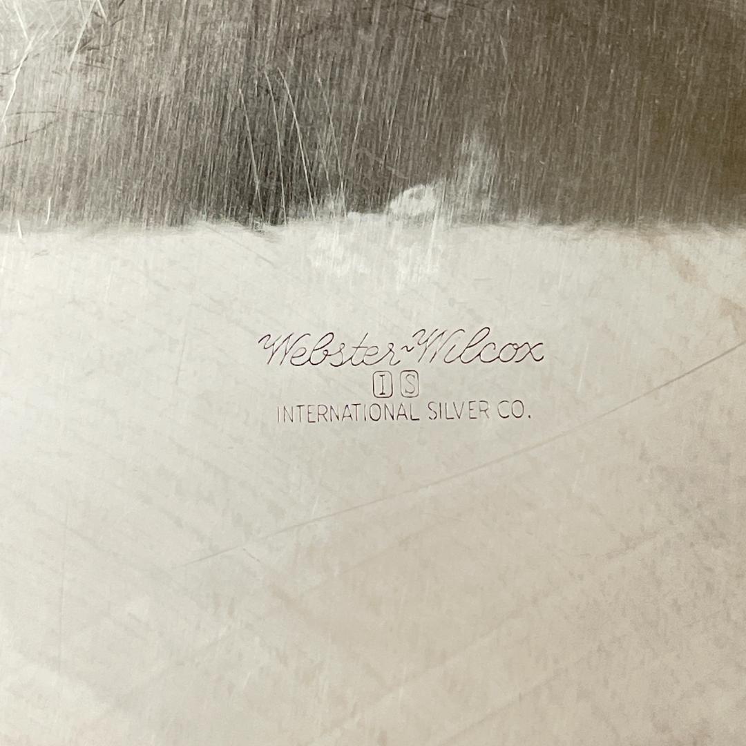 【Webster Wilcox】ギャラリートレー【シルバープレート】36cm