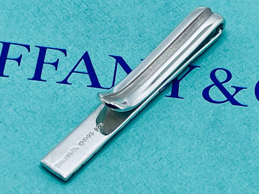 c876 美品　ティファニー　アトラス　1995 ネクタイピン　シルバー　925