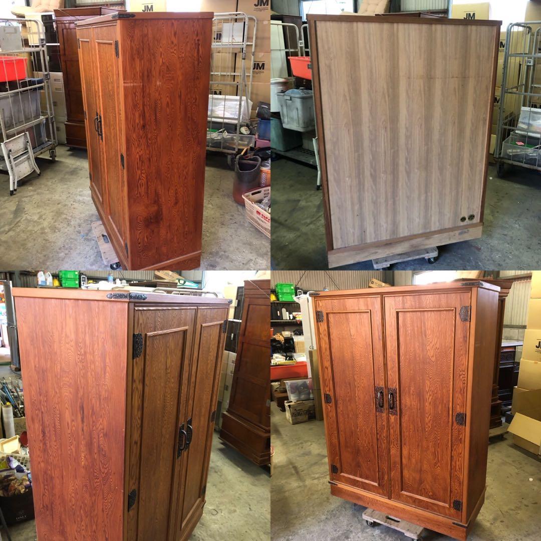 最高級 屋久杉天然杢突板の着物タンス 引出し25杯 木目の美しい屋久杉製