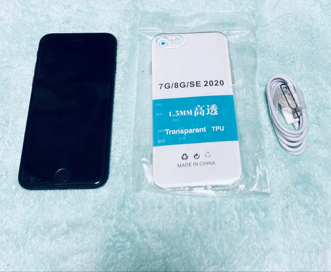 即購入OK【中古】iPhoneSE2 128GBSIMフリー　バッテリー100%