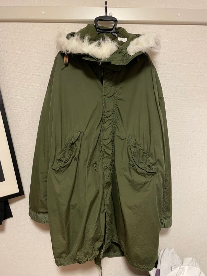 M-65 アルミジップ フルセット フィッシュテールパーカー モッズコート L