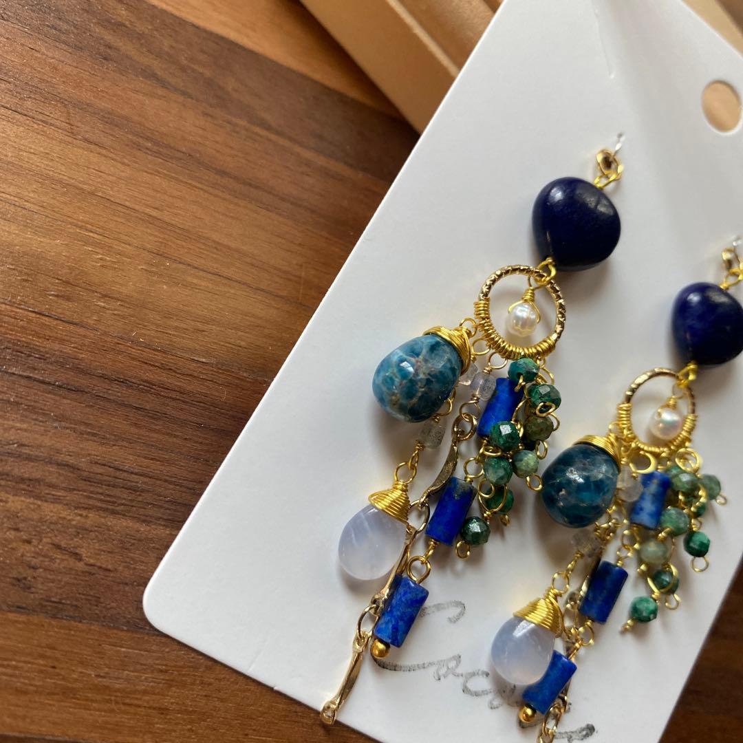 れい様　天然石チャーム