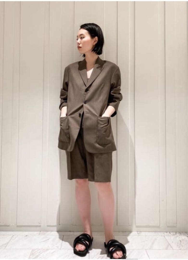 オーラリー ウールジャケット