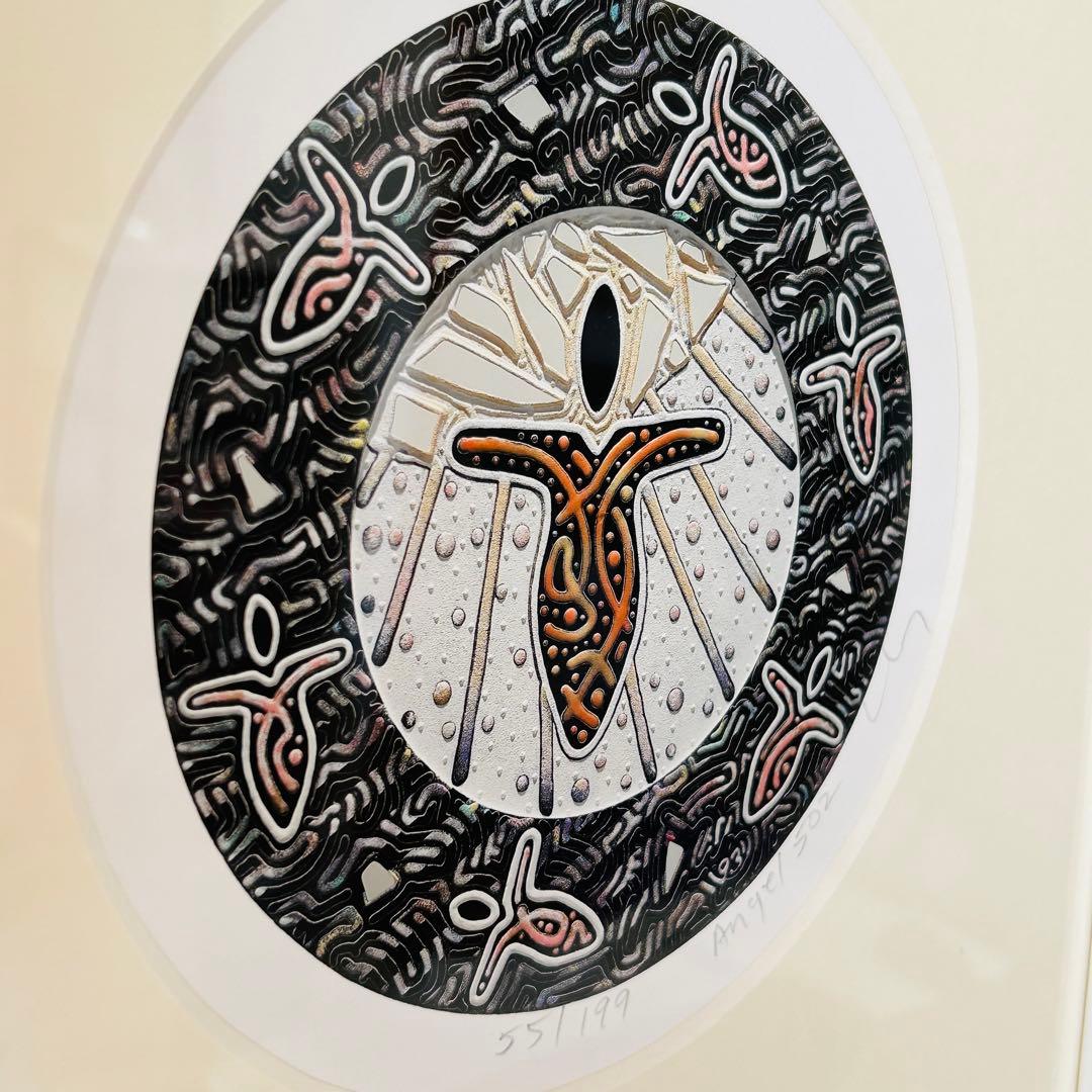 アンディ・レイキ「エンジェル502」中古 アート⭐︎シリアルNO 55/199