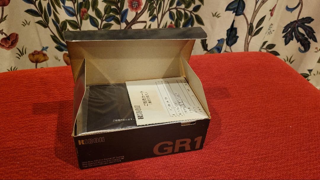 RICHO GR1 黒色 コンパクトフィルムカメラ未使用品当時物
