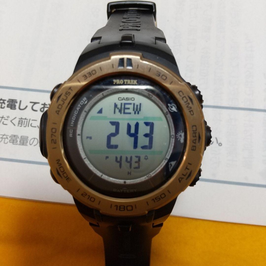 最終値下げ CASIO PRO TREK ソーラー腕時計 3444
