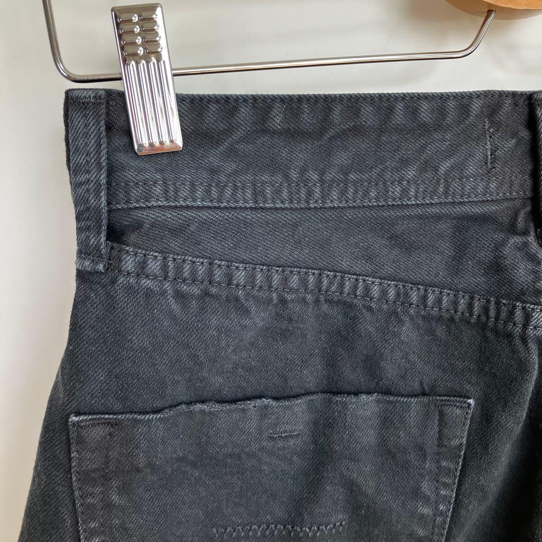 YANUK 野沢和香さんコラボ Sunny ショートパンツデニム L ブラック