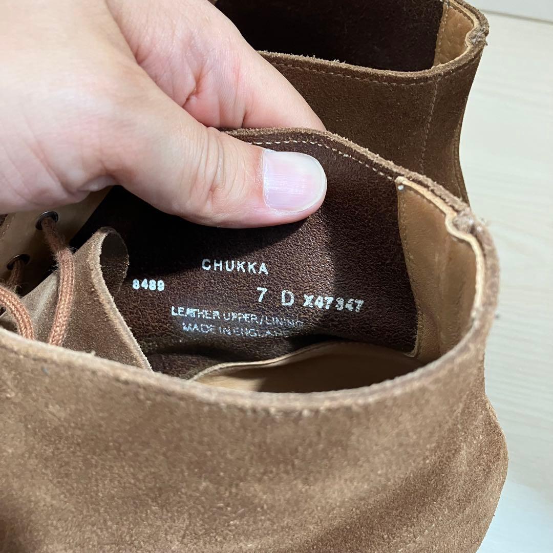 CROCKETT&JONES チャッカブーツ 7D 25.5cm トゥモロー別注