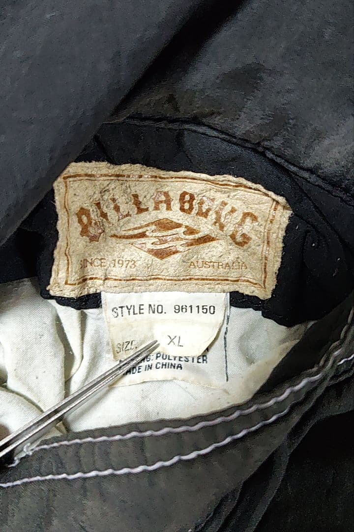 90s ビラボン インディゴダック × ナイロン リバーシブルジャケット