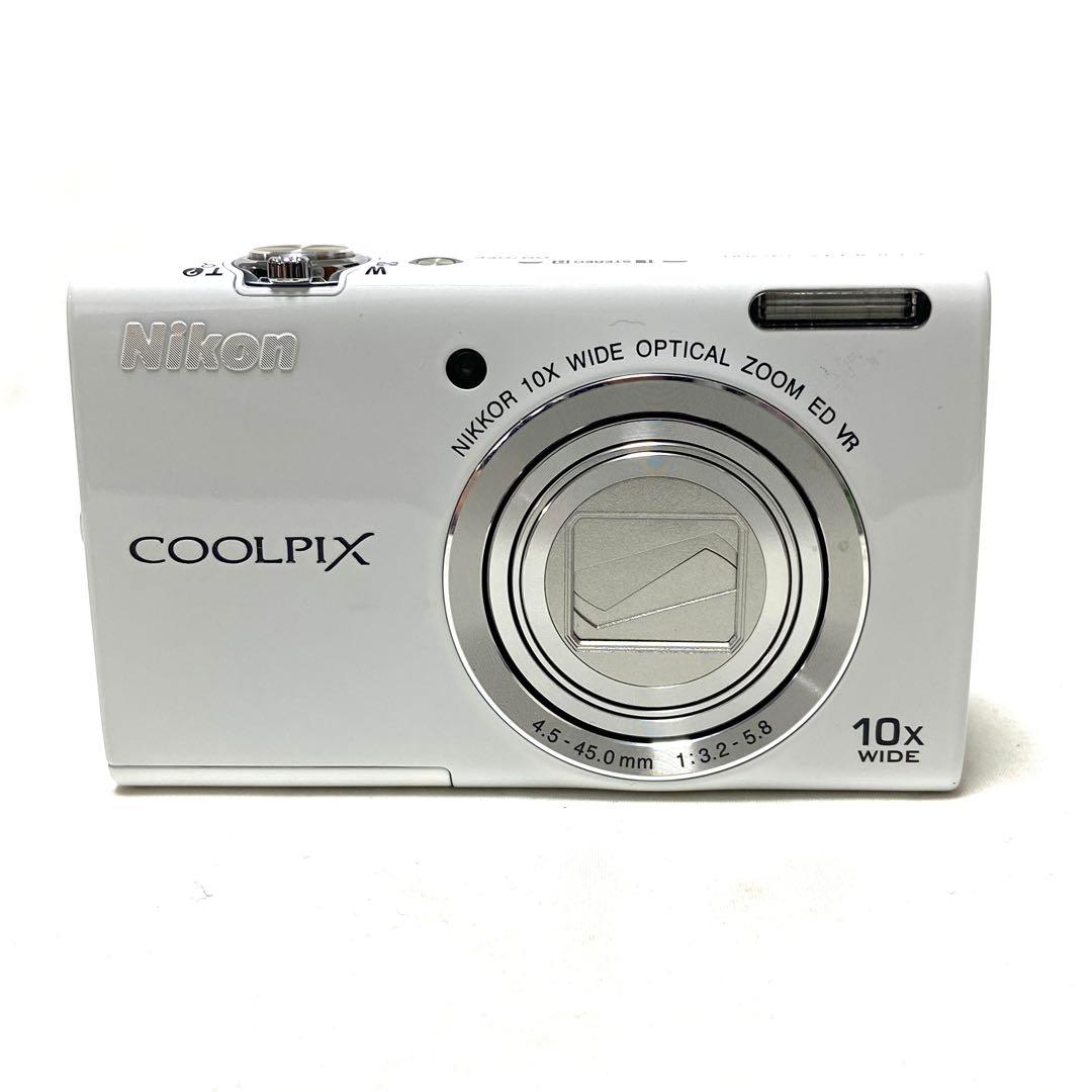 Nikon COOLPIX S6200 コンデジ ホワイト 16 メガピクセル