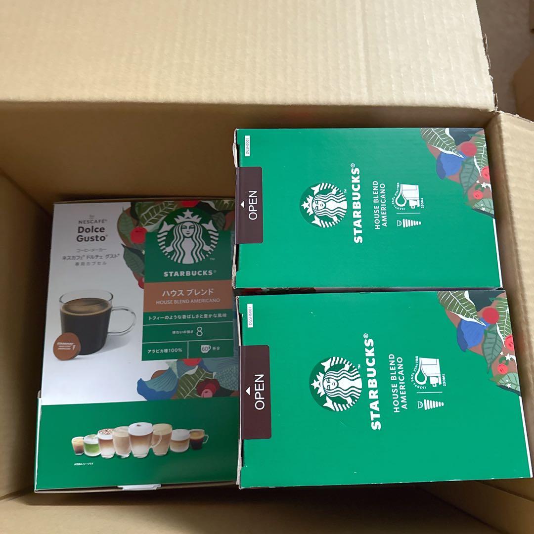 スターバックス ハウス ブレンド ネスカフェ ドルチェ グスト60P 3箱