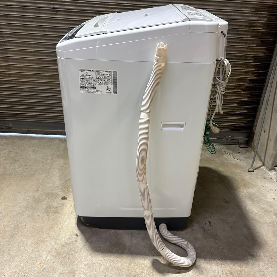 【福岡】冷凍冷蔵庫 AQR-U18F 日立全自動電気洗濯機 BW-V80B