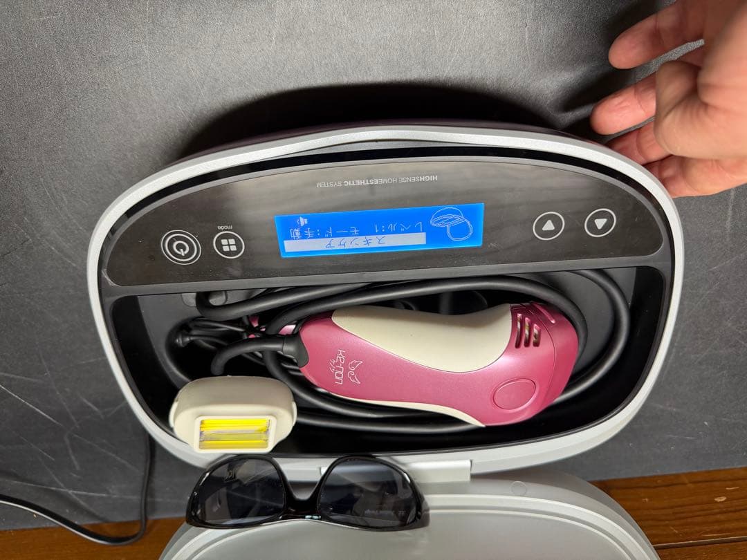 【カートリッジ付】 KE-NON 脱毛器 ピンク v4.1