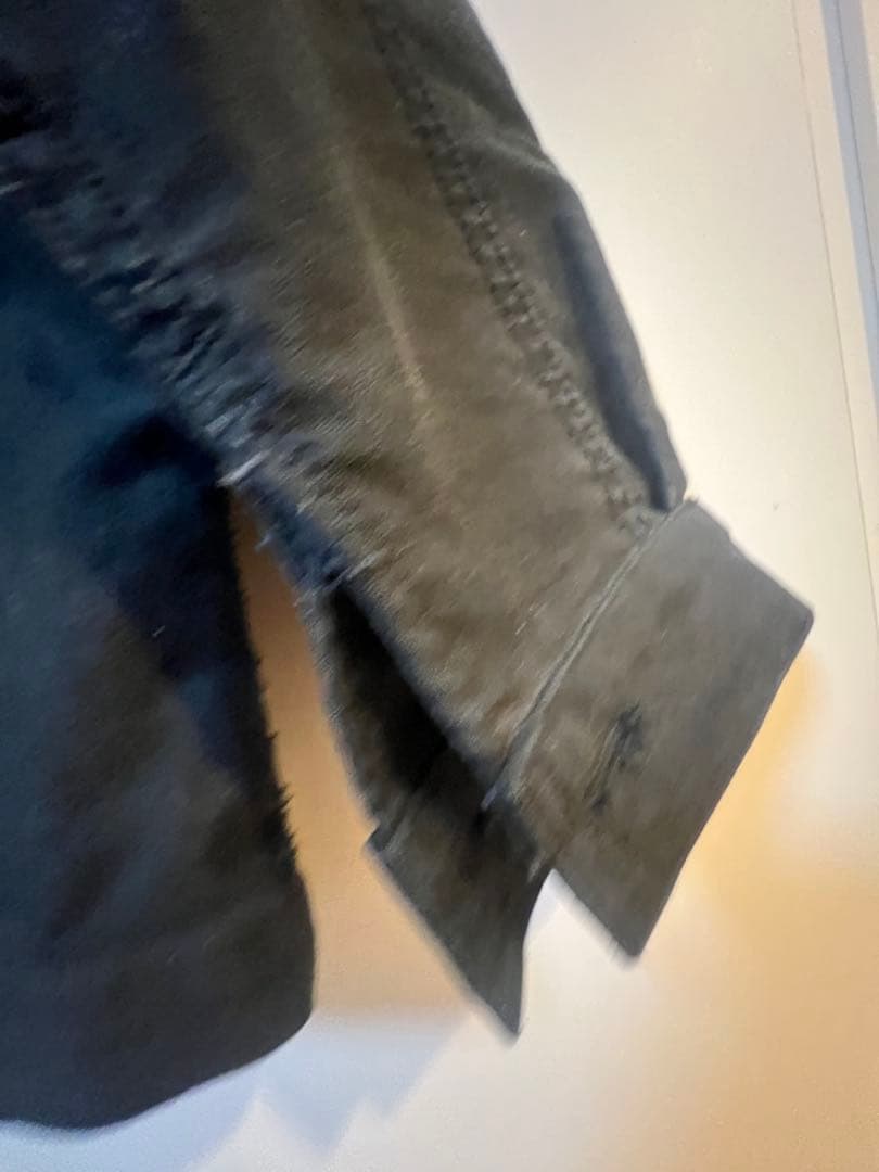 ル・トラヴァイユール・ガリス フレンチモールスキンジャケット ブラック 2