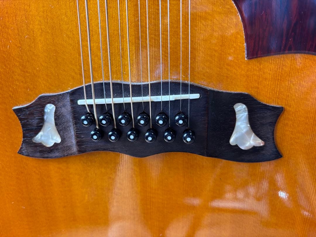 希少Aria / マツモクDove12弦 12WD40CH 純正ピックガード美品