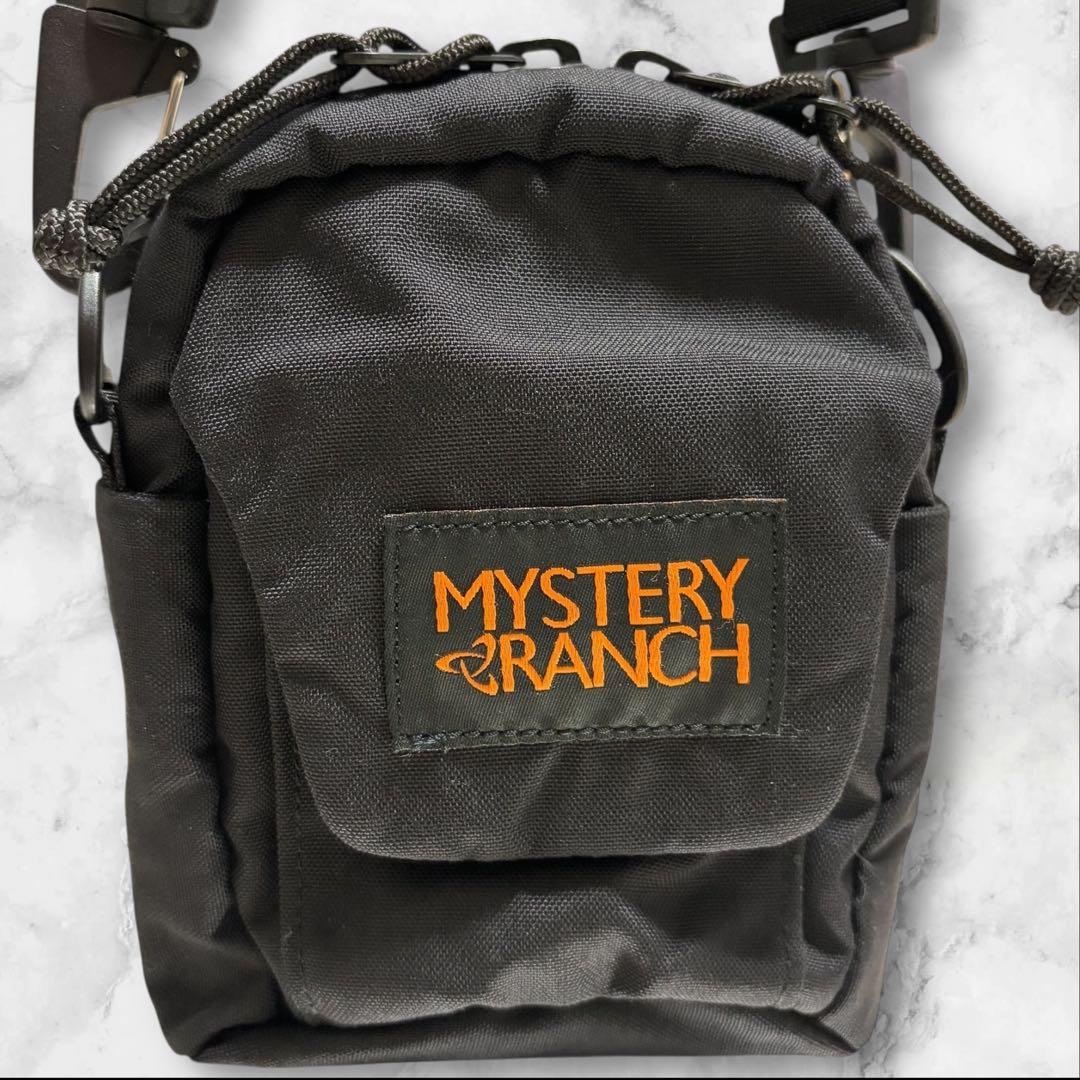 新品級　MYSTERY RANCHショルダーバッグ　ボップ　旧ロゴ　ミニ　黒