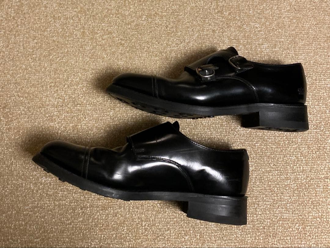 サンダース　1007B レザーシューズ　ブラック