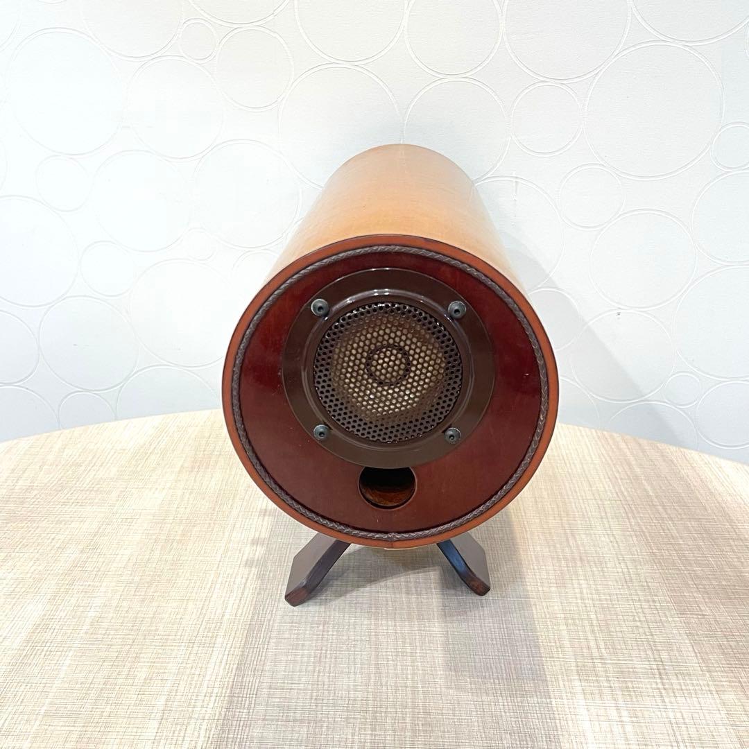 【極美品】M’s system 木製 波動スピーカ MS-0801 スタンド付
