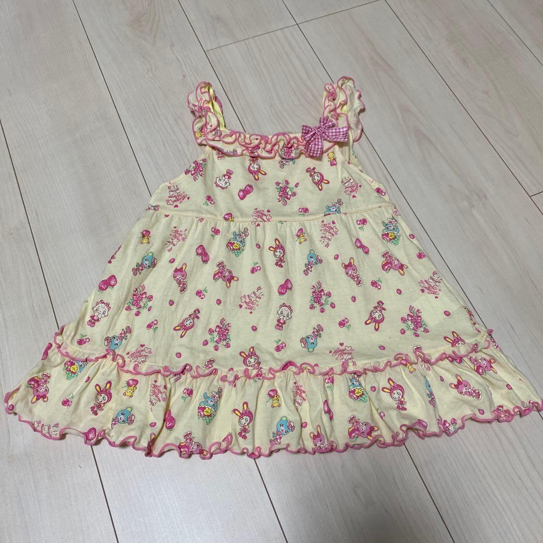 美品　レア　メゾピアノ　ベリエ　ミミポポ　キャミソール　135 平成