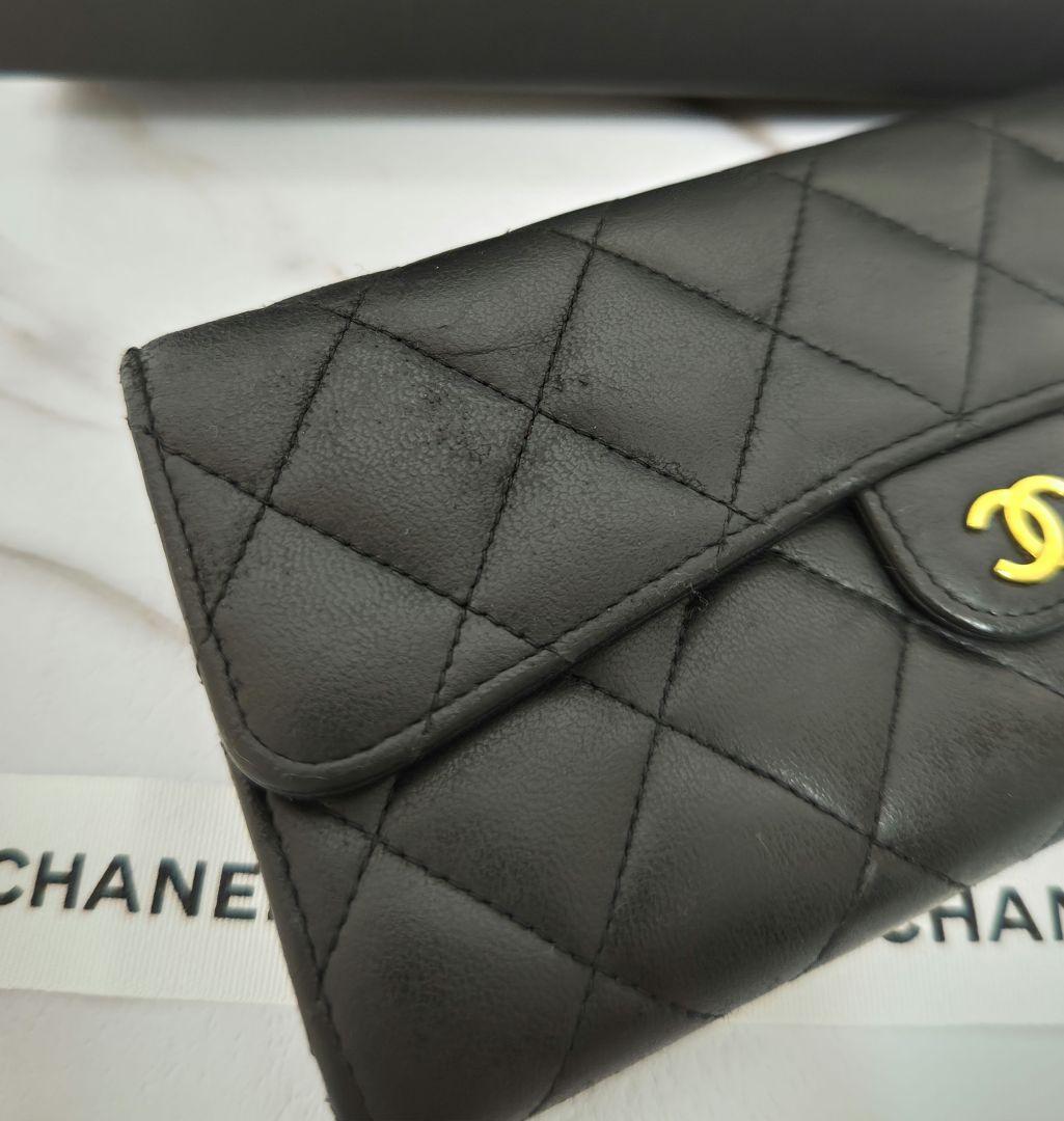 CHANEL シャネル クラシック マトラッセ ロングフラップウォレット 長財布