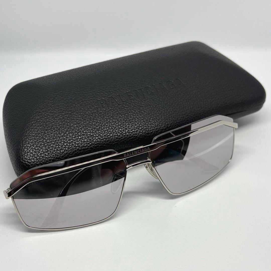 【美品】BALENCIAGA バレンシアガ BB0139S サングラス メタル