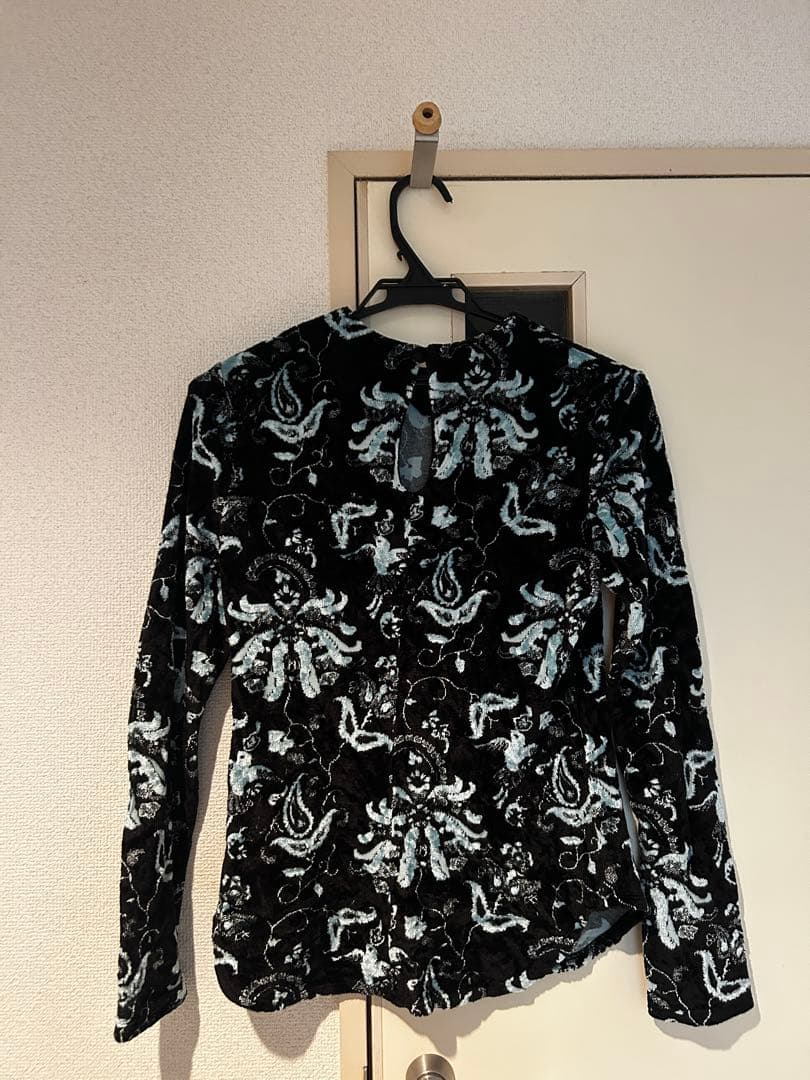 mame kurogouchi ベロアジャージートップス　25AW