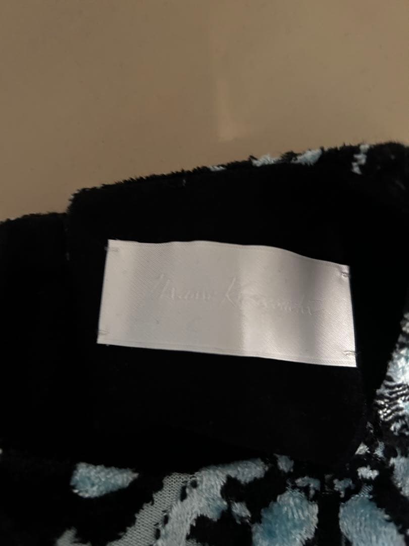 mame kurogouchi ベロアジャージートップス　25AW