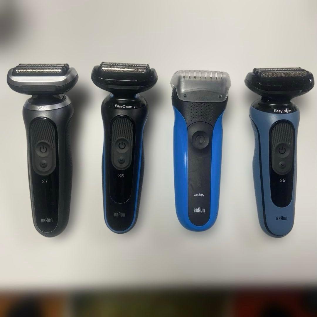 Braun メンズ電気シェーバー S7 S5 ４本セット