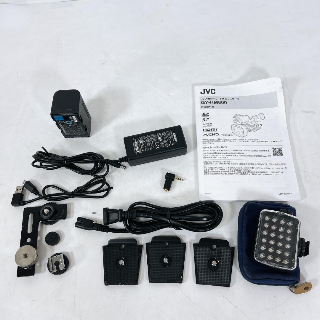 JVC ケンウッド GY-HM600 HDメモリーカードビデオカメラレコーダー